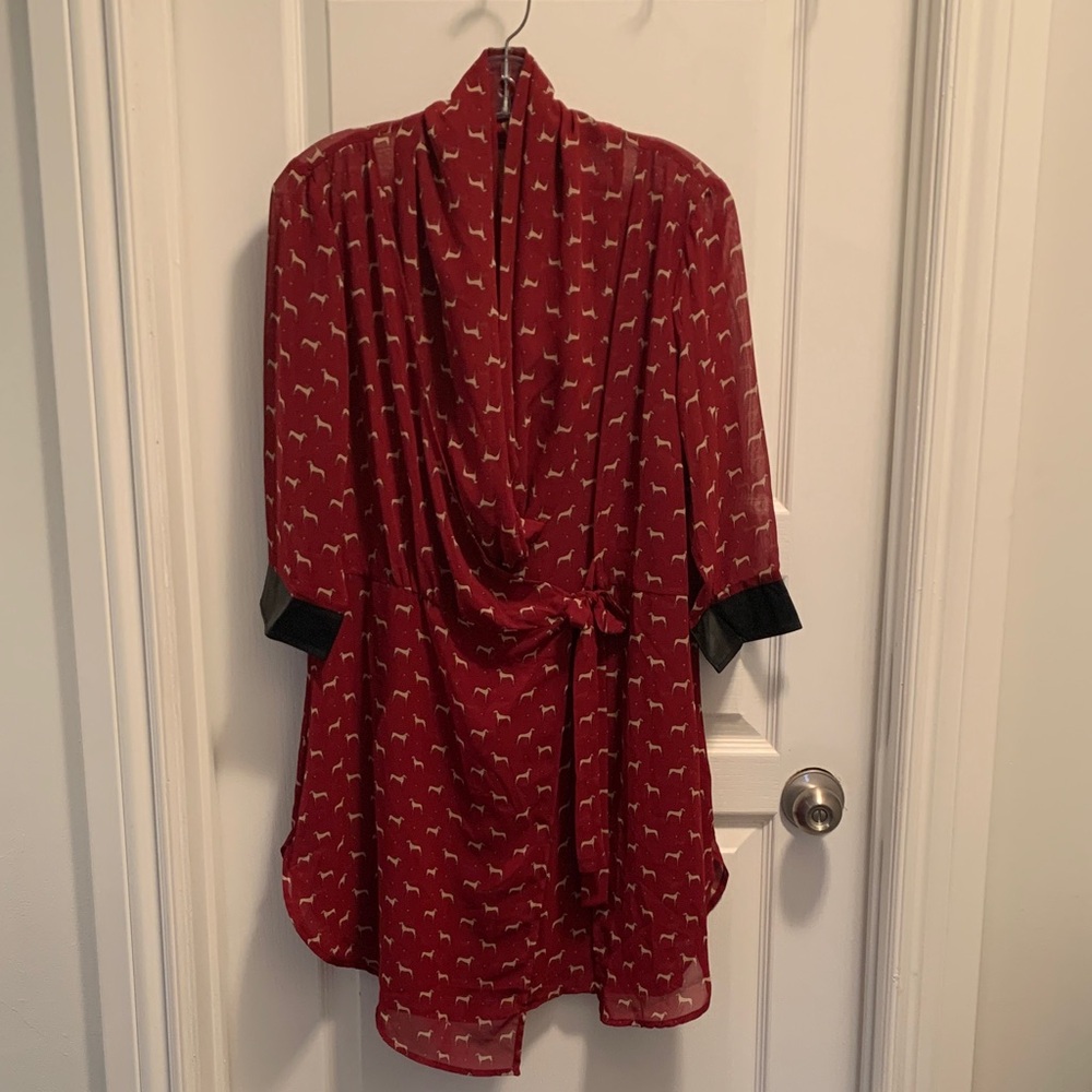 Melissa Nepton - Laura Tunic with GreyHound Print